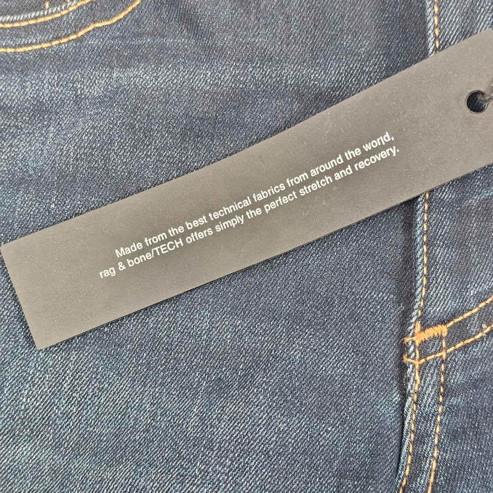 New rag & bone/JEAN Skinny Jeans Women's Size 28 Bedford Dark Indigo Stretch - Picture 5 of 14
